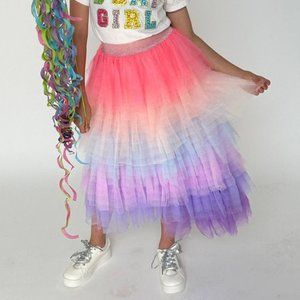 cotton candy maxi tutu - size 6 and size 12 - lola + the boys